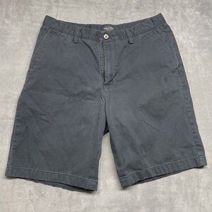 Men's Nautica Shorts‎ Chino Classic Fit Navy Blue Cotton 32W 9 in Inseam